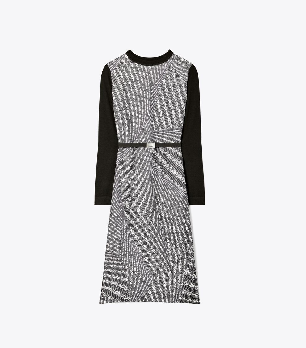 tory burch greer dress Tory Burch Greer Silk Panel Pencil Dress In Ivory - 40% Off