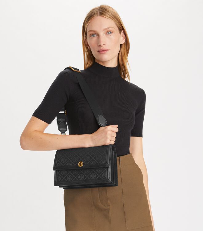 Small T Monogram Shoulder Bag