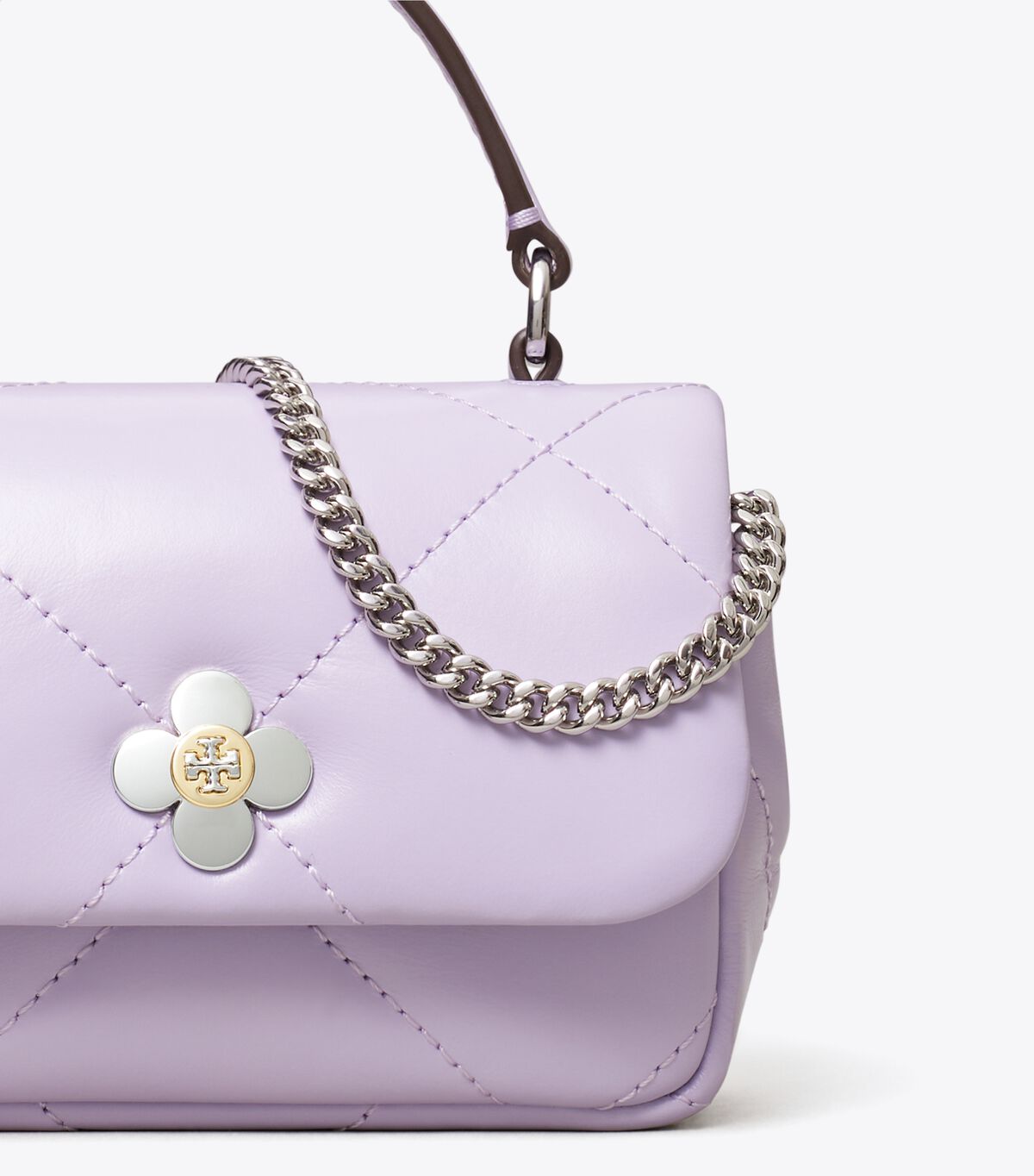 tory burch mini kira diamond quilt clover chain wallet