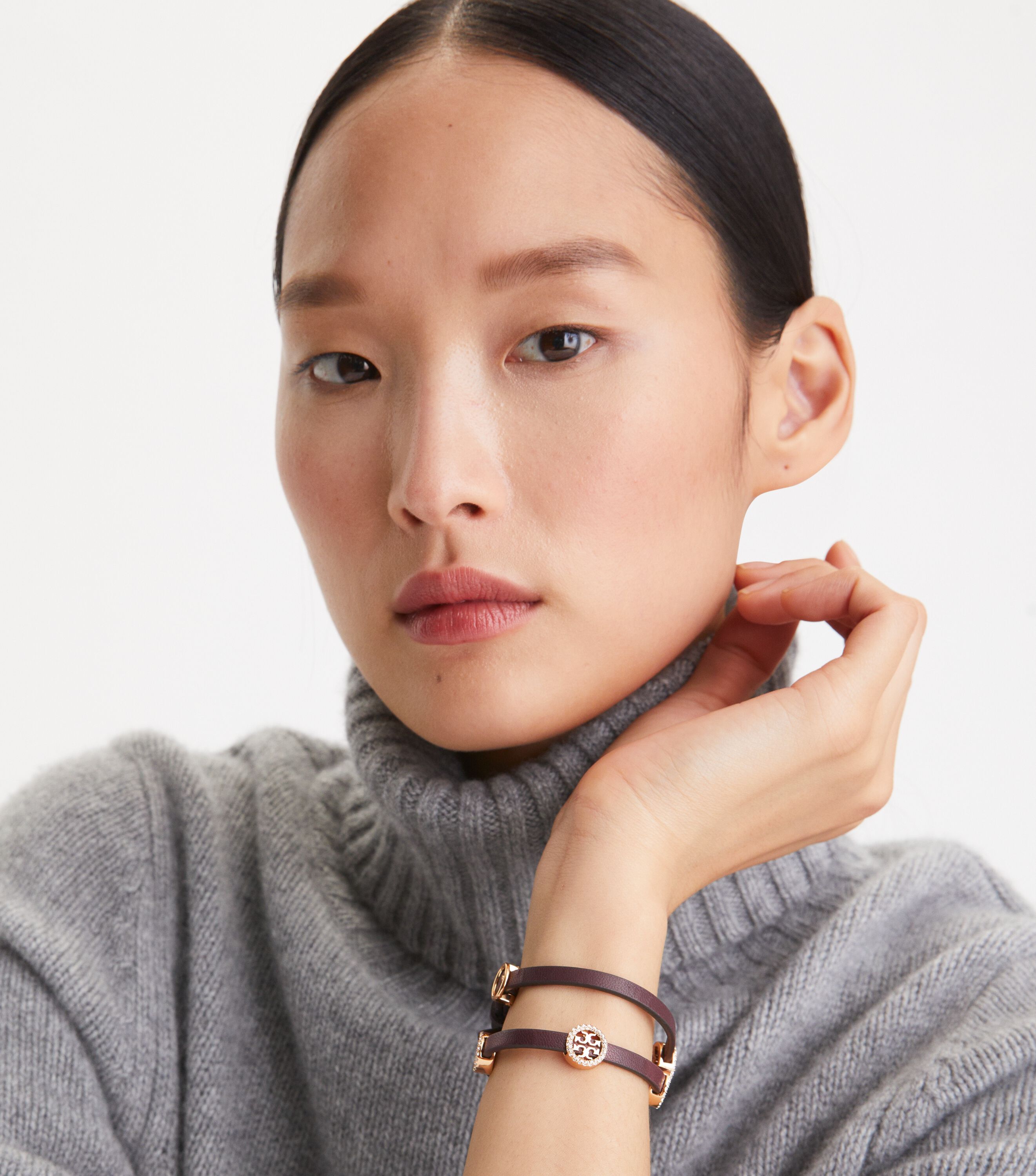 Tory burch double outlet wrap bracelet