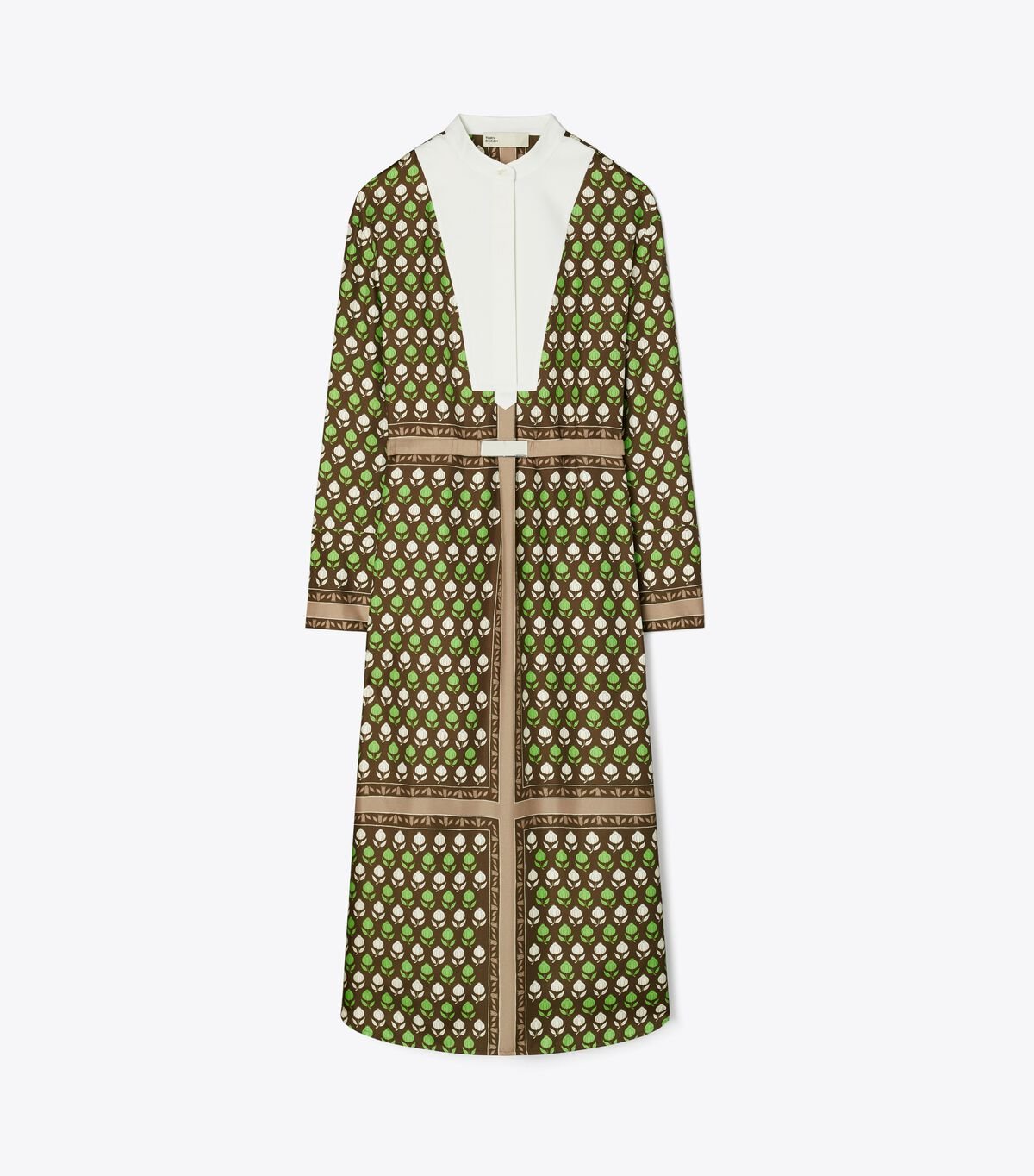 tory burch silk shirtdress