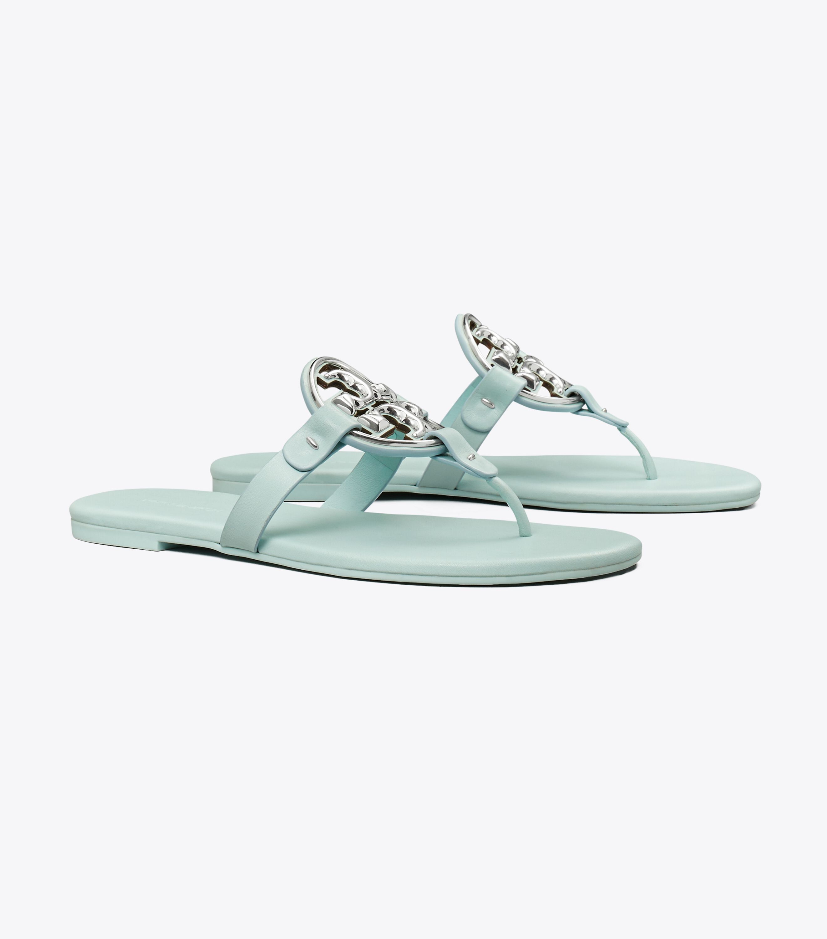 Tory burch miller metal logo sandal cheap