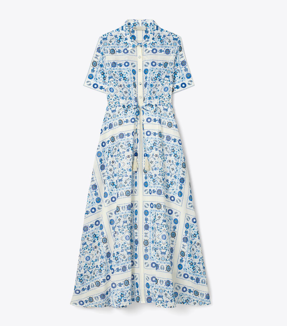 Printed Cotton Shirtdress