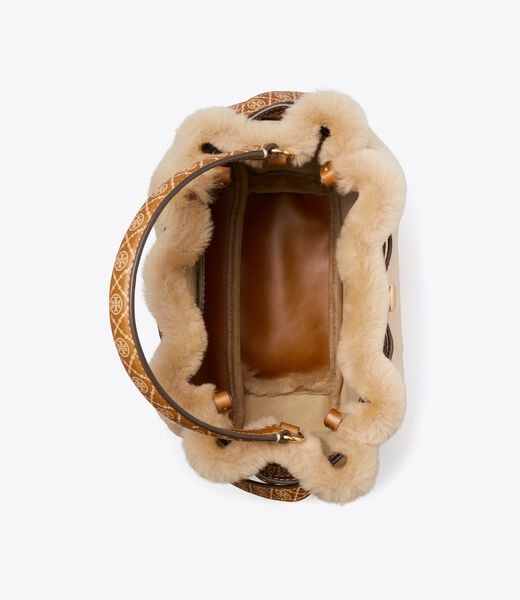 Romy Shearling Bucket Bag tory burch romy shearling bucket bag