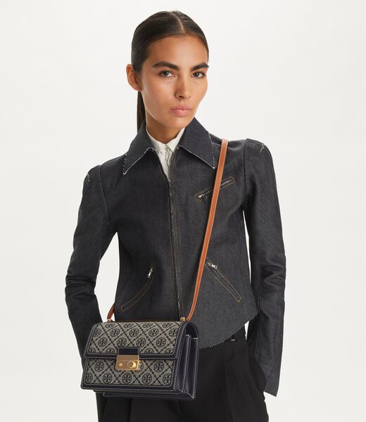 tory burch حقيبة كتف تي مونوغرام