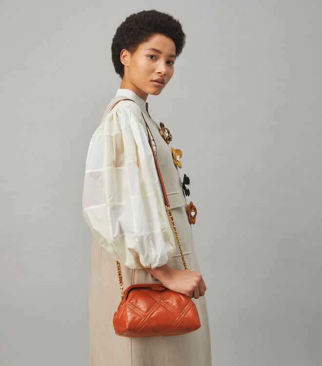 Tory burch fleming soft small frame crossbody clearance