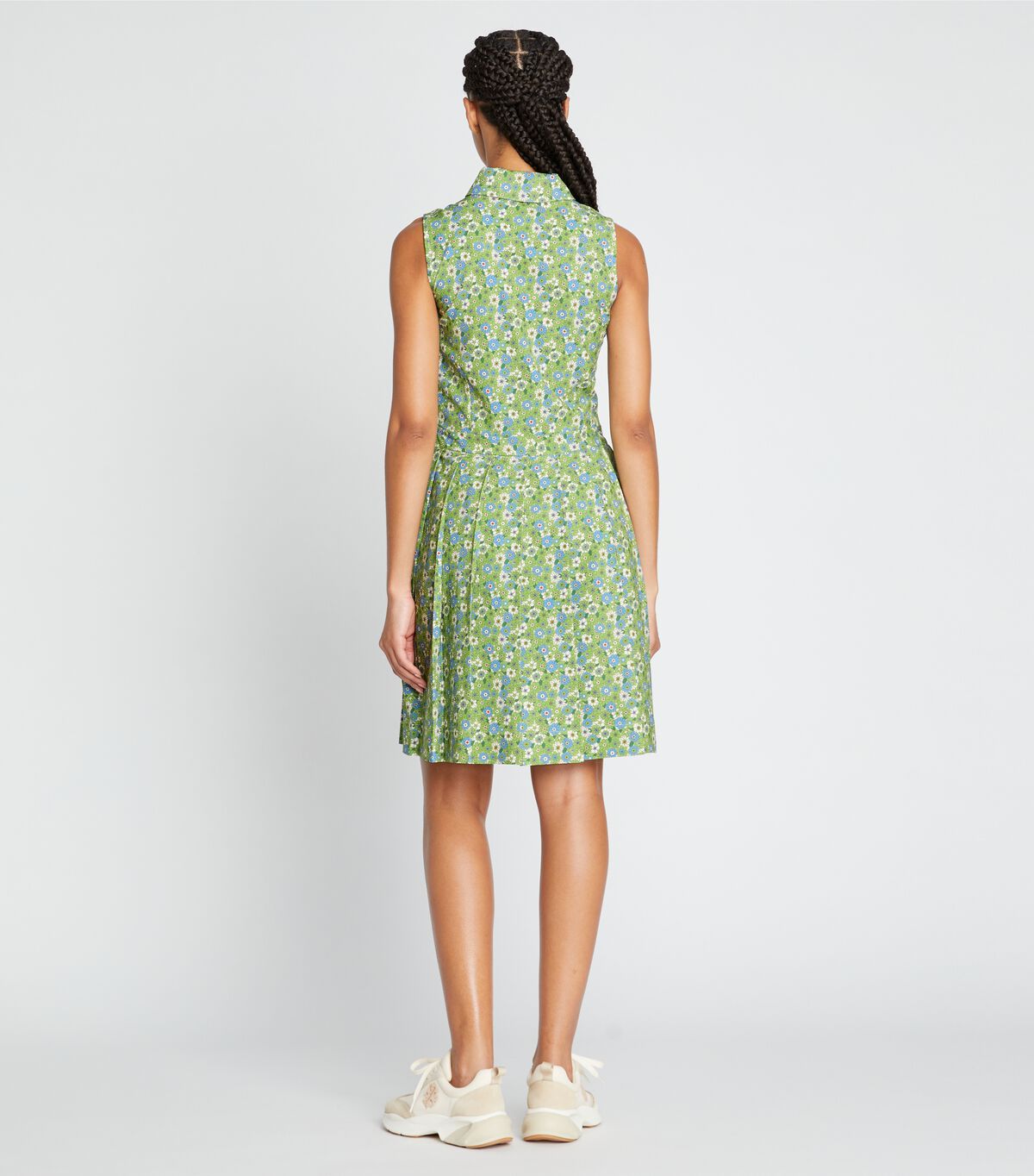 tory burch printed pleated golf dress