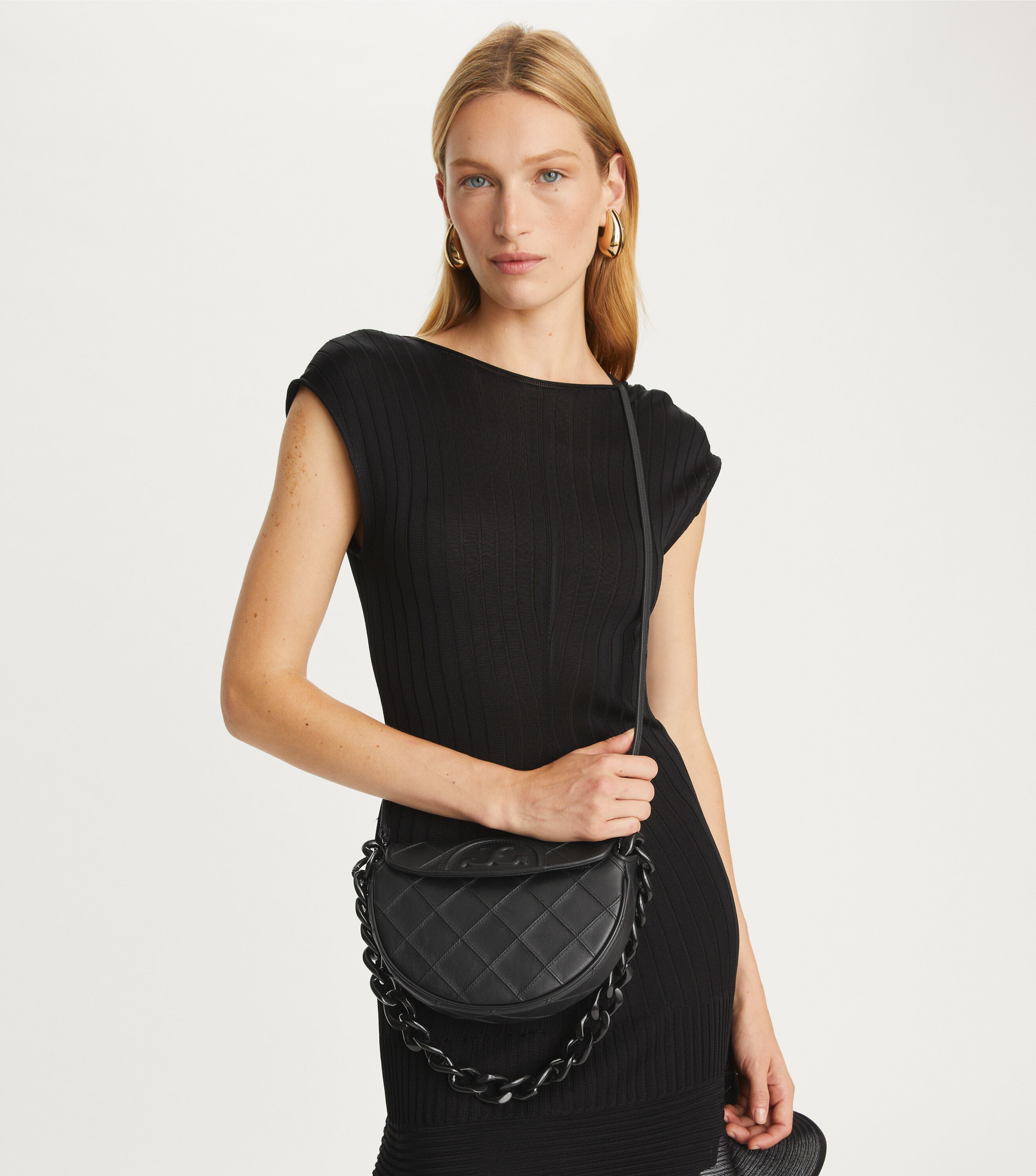 Mini Fleming Soft Crescent Bag