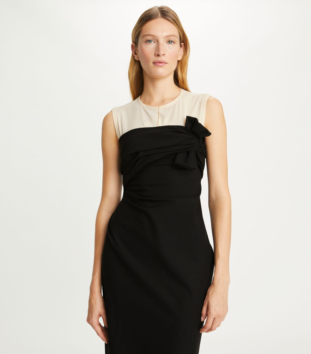 tory burch knotted stretch wool dress