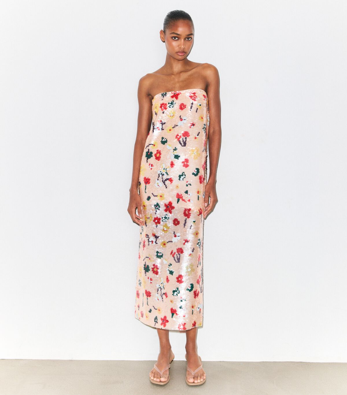 Strapless Sequin Dress tory burch strapless sequin dress