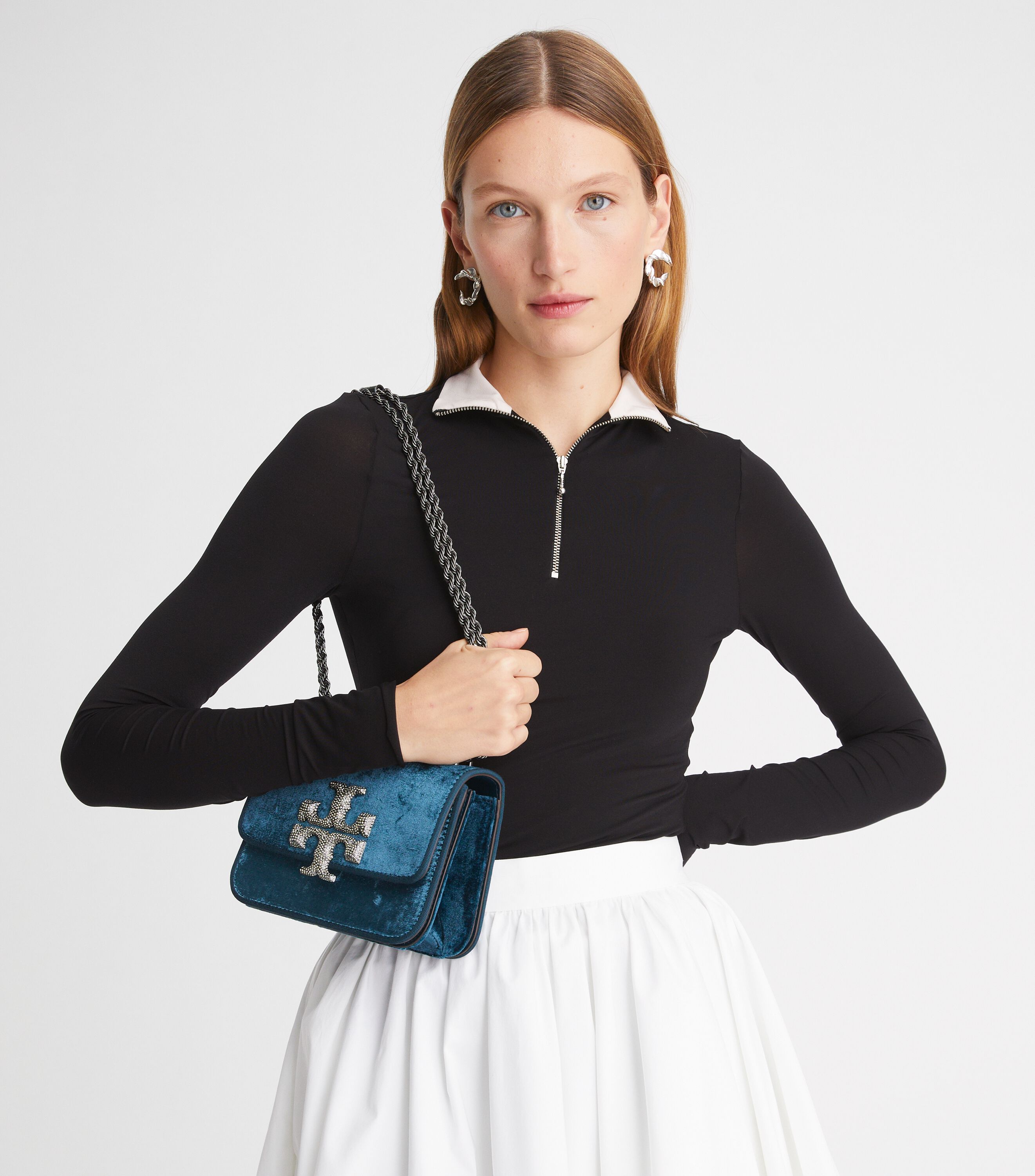 Tory burch new arrivals velvet bag