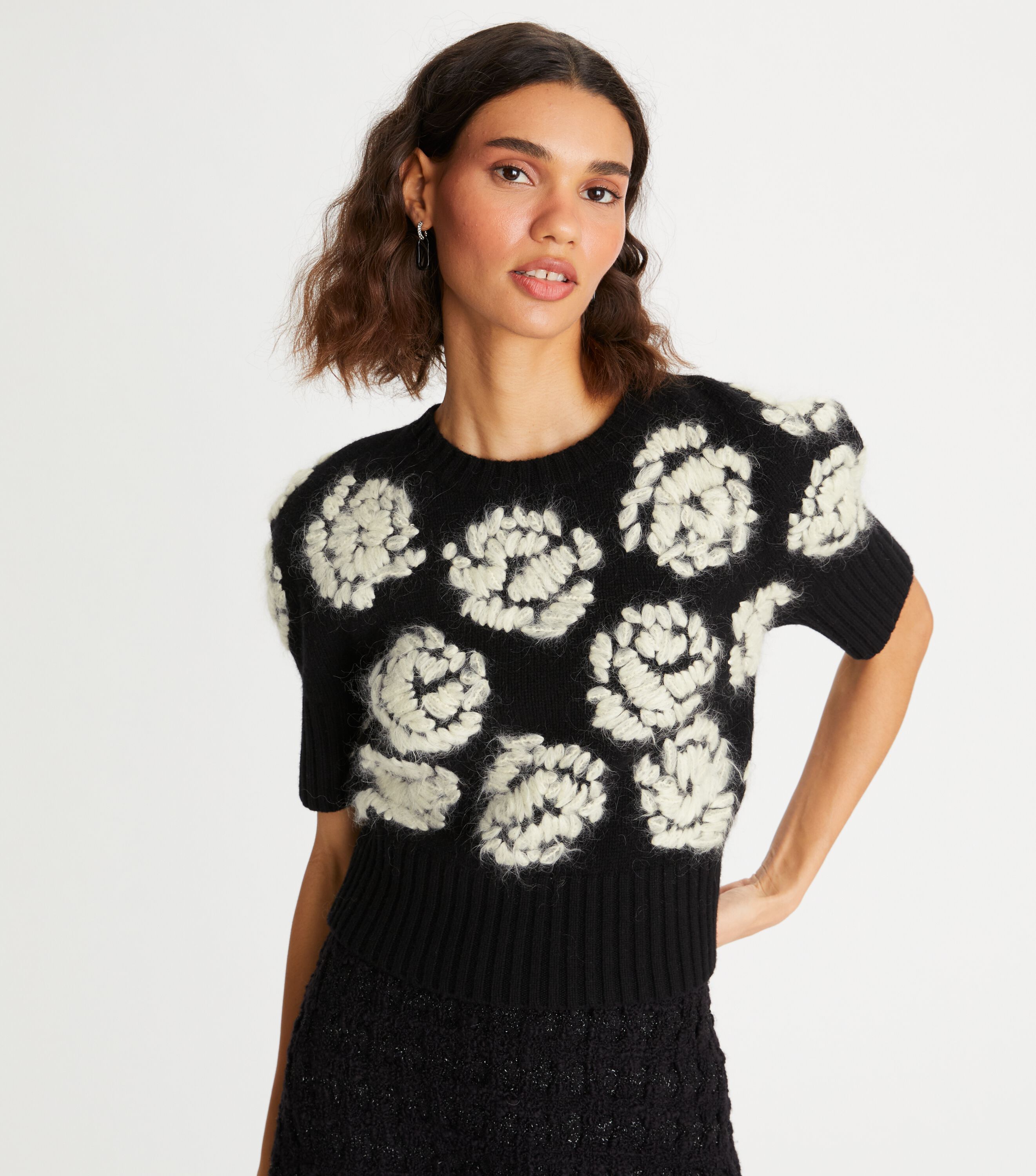 Tory burch rose sweater top