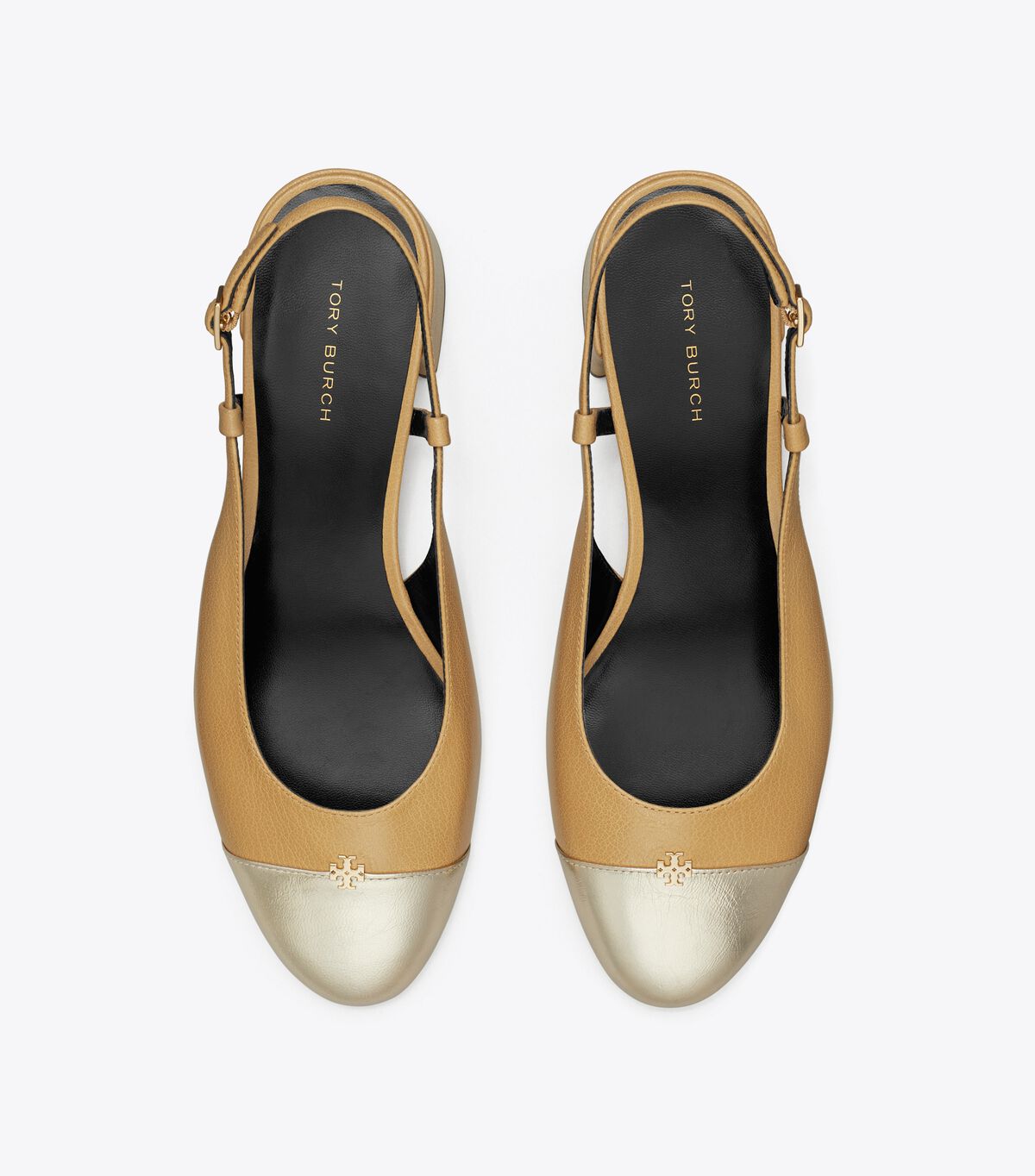 tory burch cap toe slingback pump