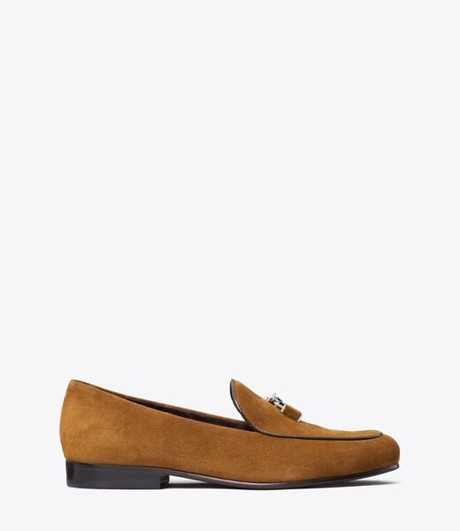 tory burch lock smoking slipper