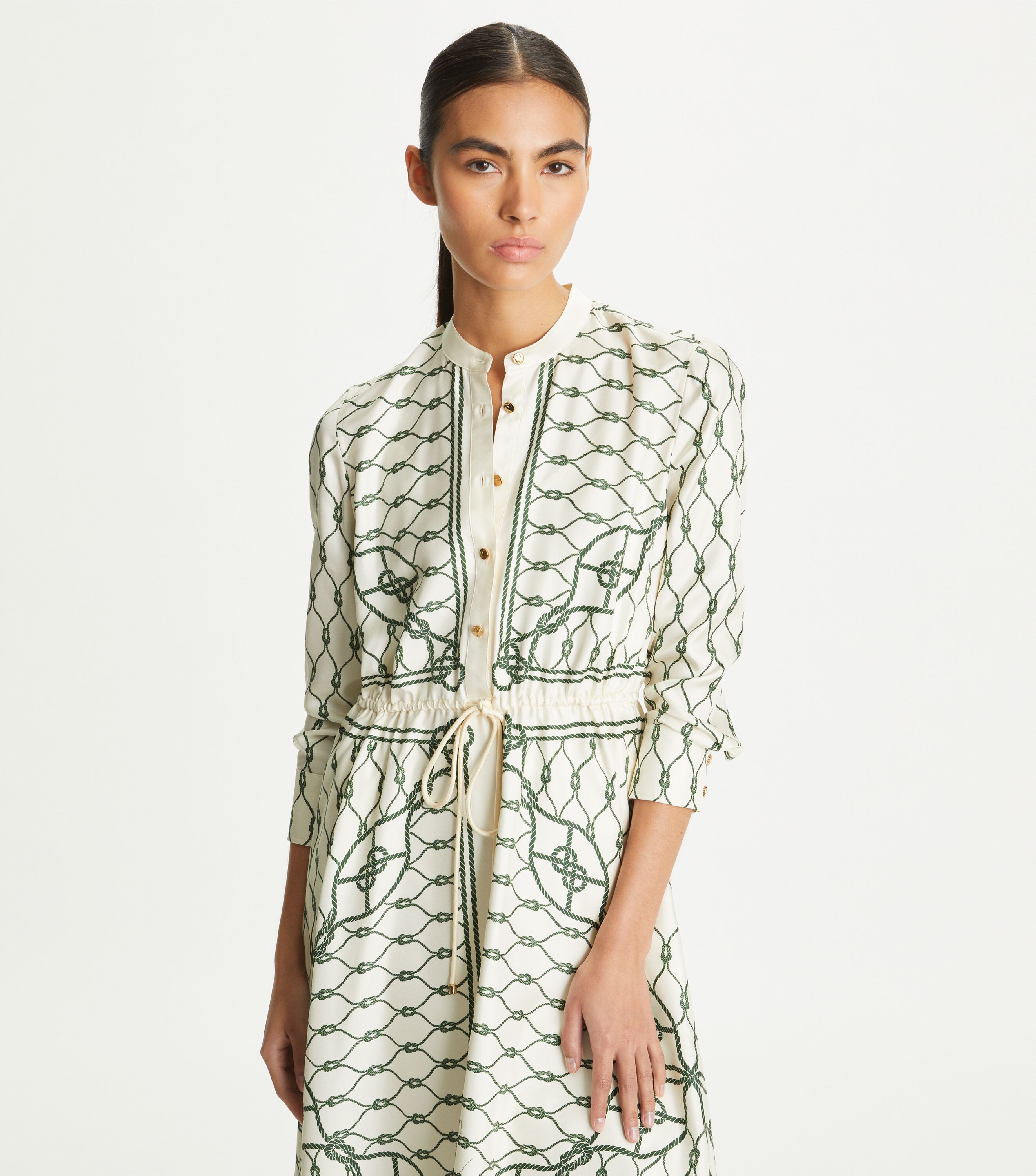 Tory burch silk shirt dress hotsell