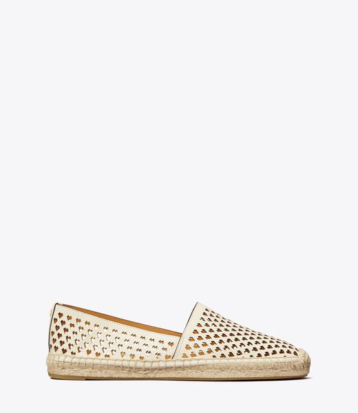 tory burch heart patterned espadrille