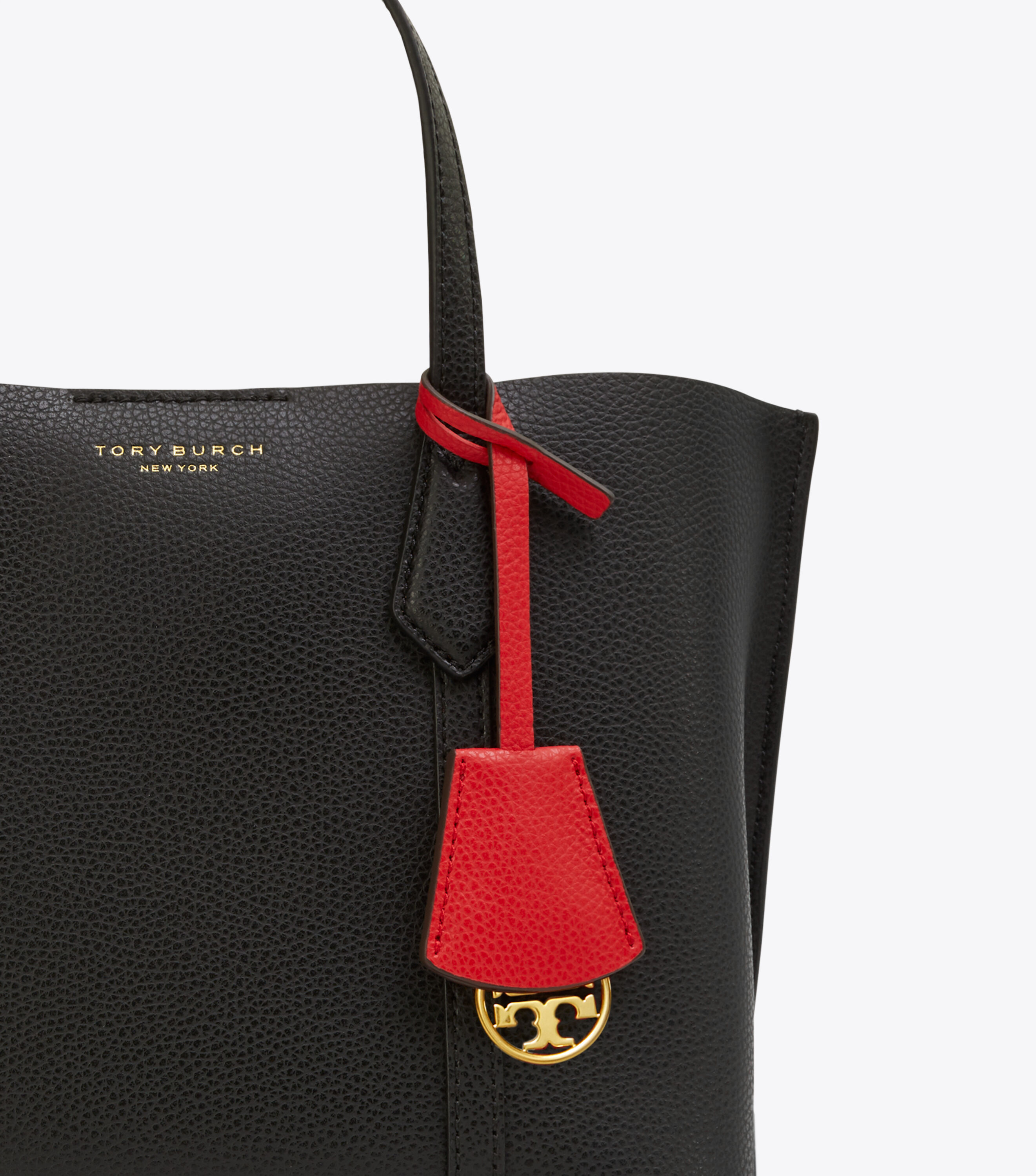 Perry Small Triple-Compartment Tote Bag, Black | Tory Burch KSA