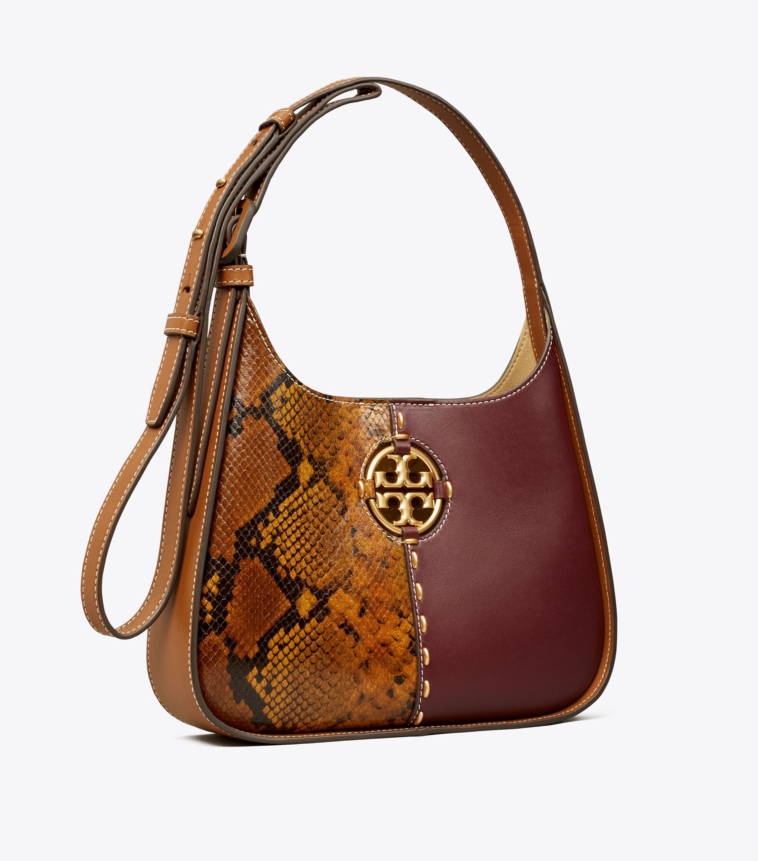 Tory burch mcgraw mixed materials carryall outlet