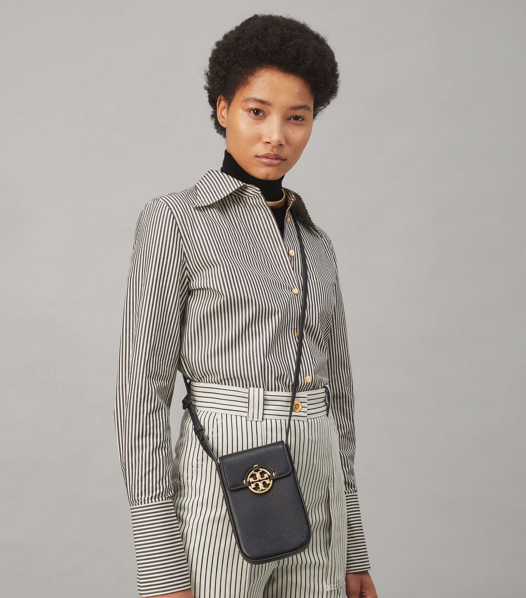 Miller Phone Crossbody, Black | Tory Burch KSA