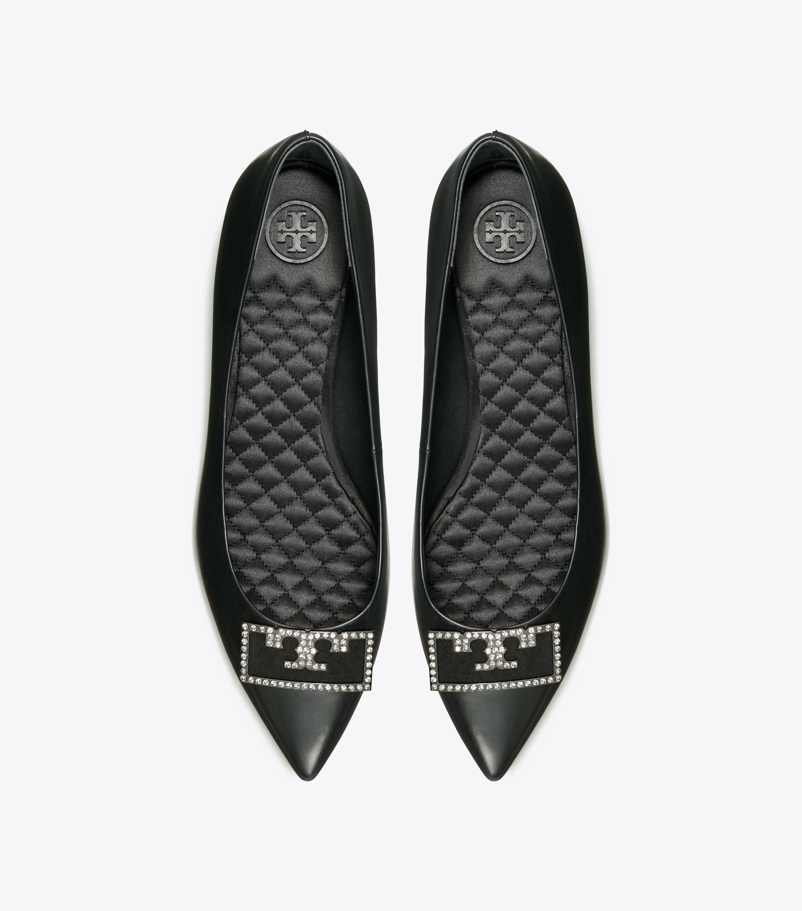 Tory burch gigi sales embellished leather flats
