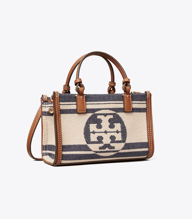 Ella jacquard stripe mini tote Clearance