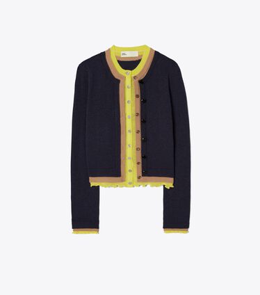 Triple Layer Cashmere Cardigan