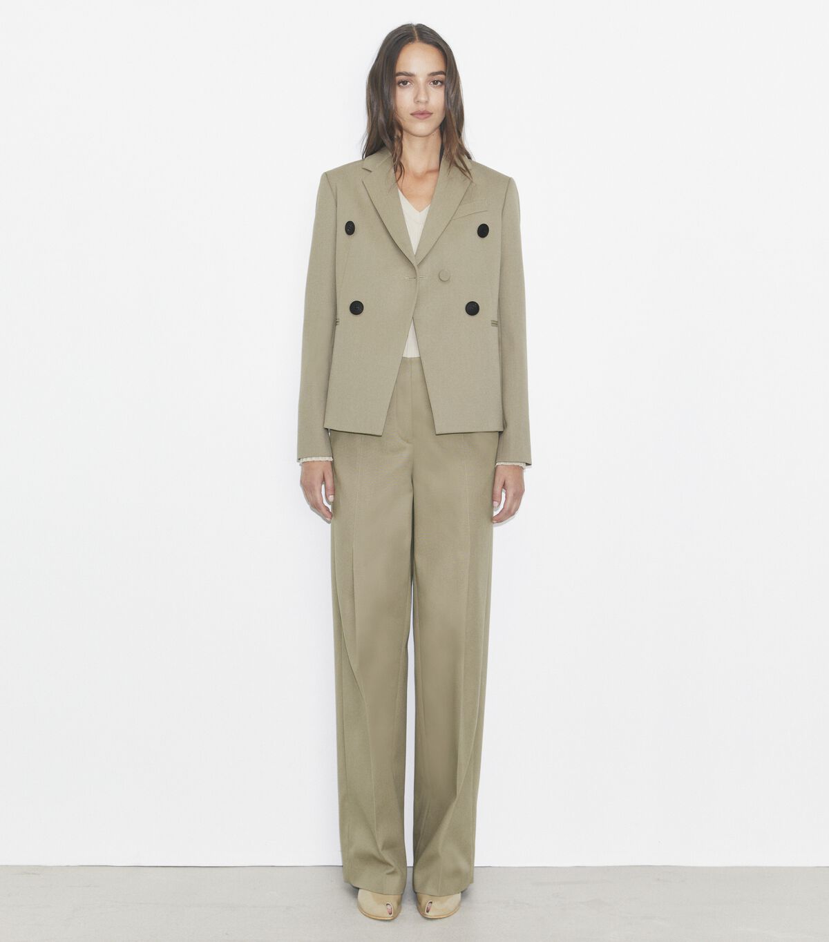 tory burch wool blend blazer