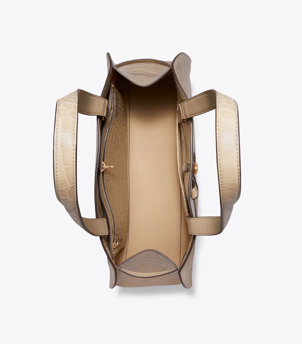Romy Croc-Embossed Bauletto tory burch romy croc embossed bauletto