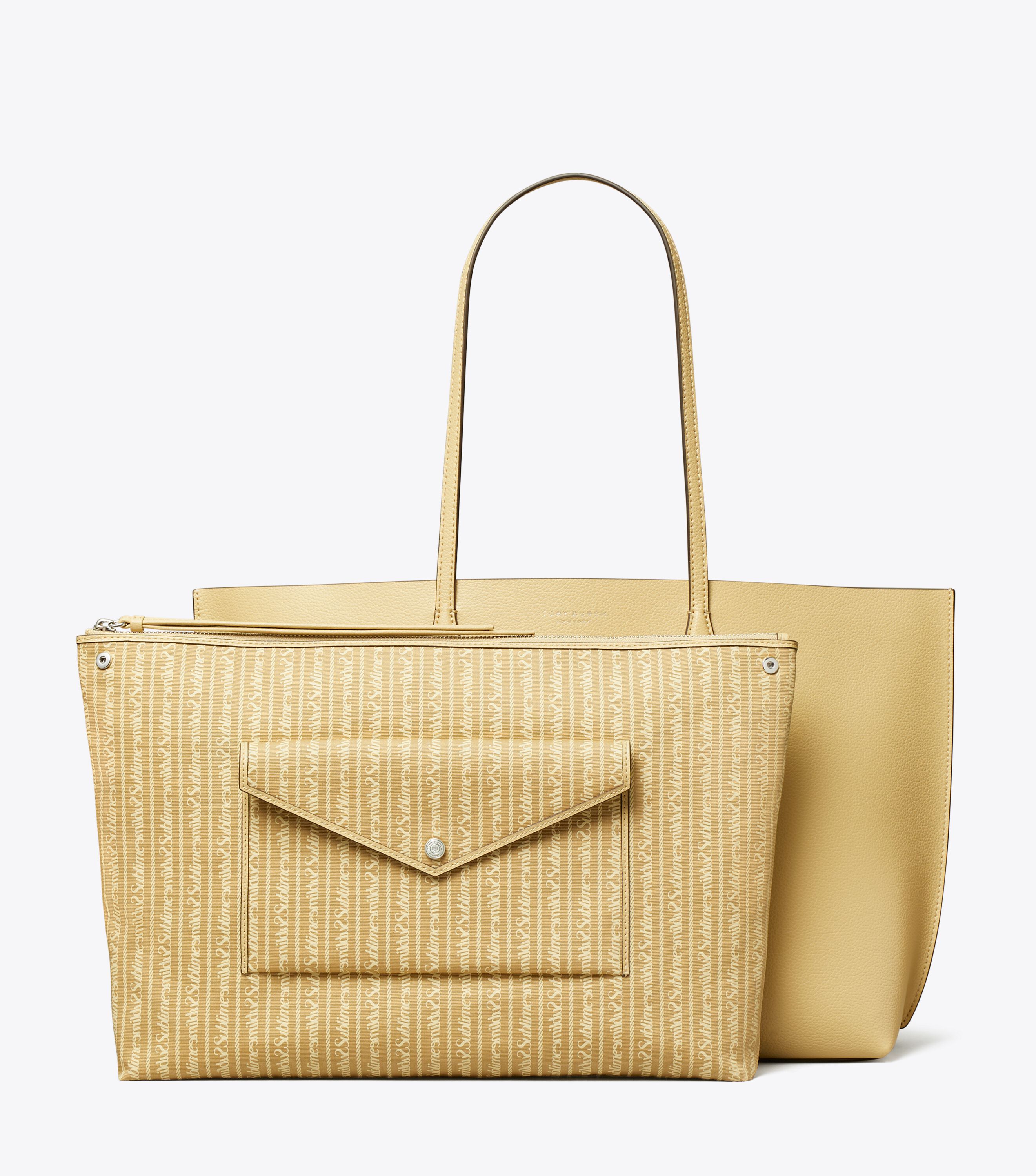 Tory Burch☆Perry レザー ジャカード トートバッグ♪送料込 Tory Burch Perry Triple Compartment Tote | eBay