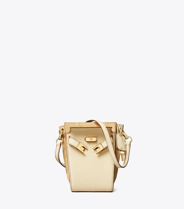 Petite Lee Radziwill Pebbled Double Bucket