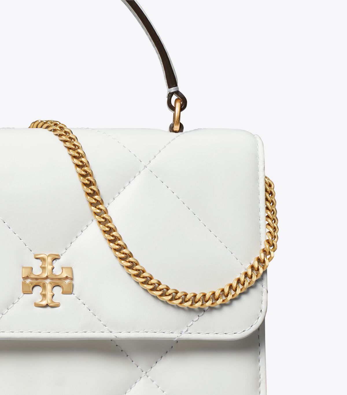 tory burch mini kira diamond quilt top handle chain wallet