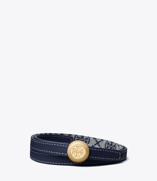 tory burch حزام رومي ذو الوجهين