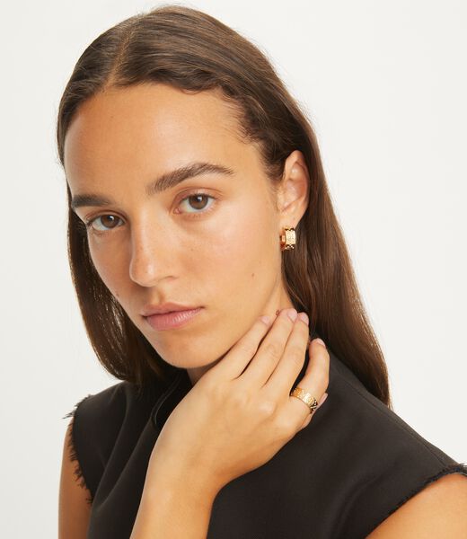 tory burch t monogram pave ring