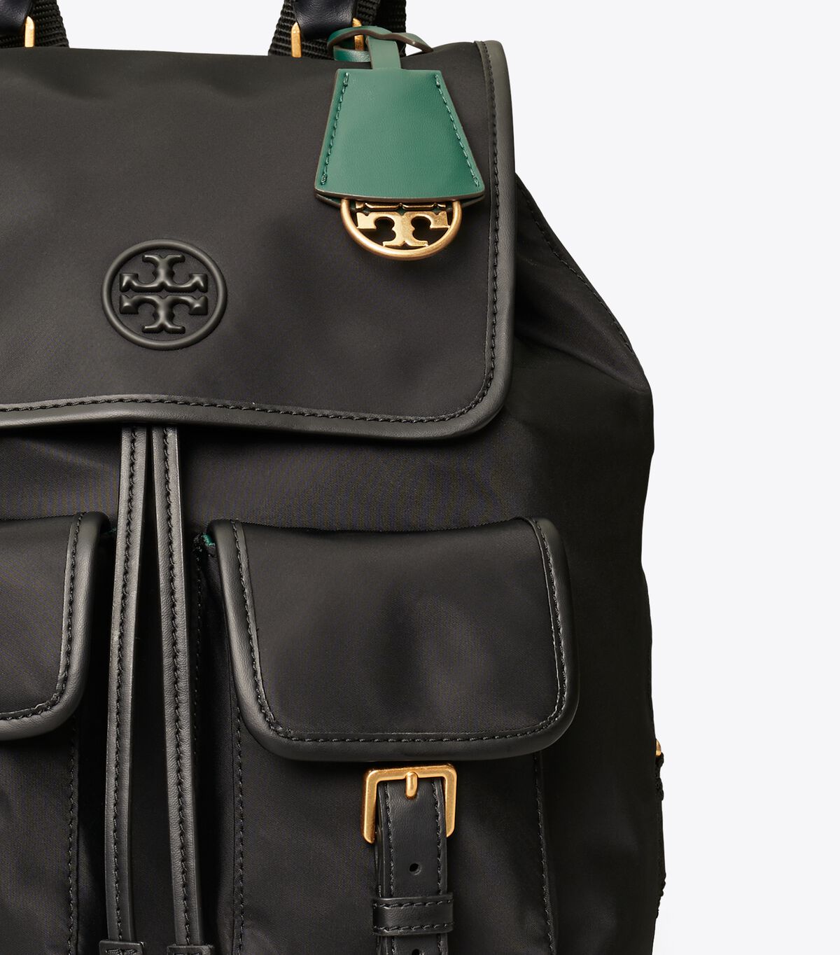 Perry Nylon Flap Backpack