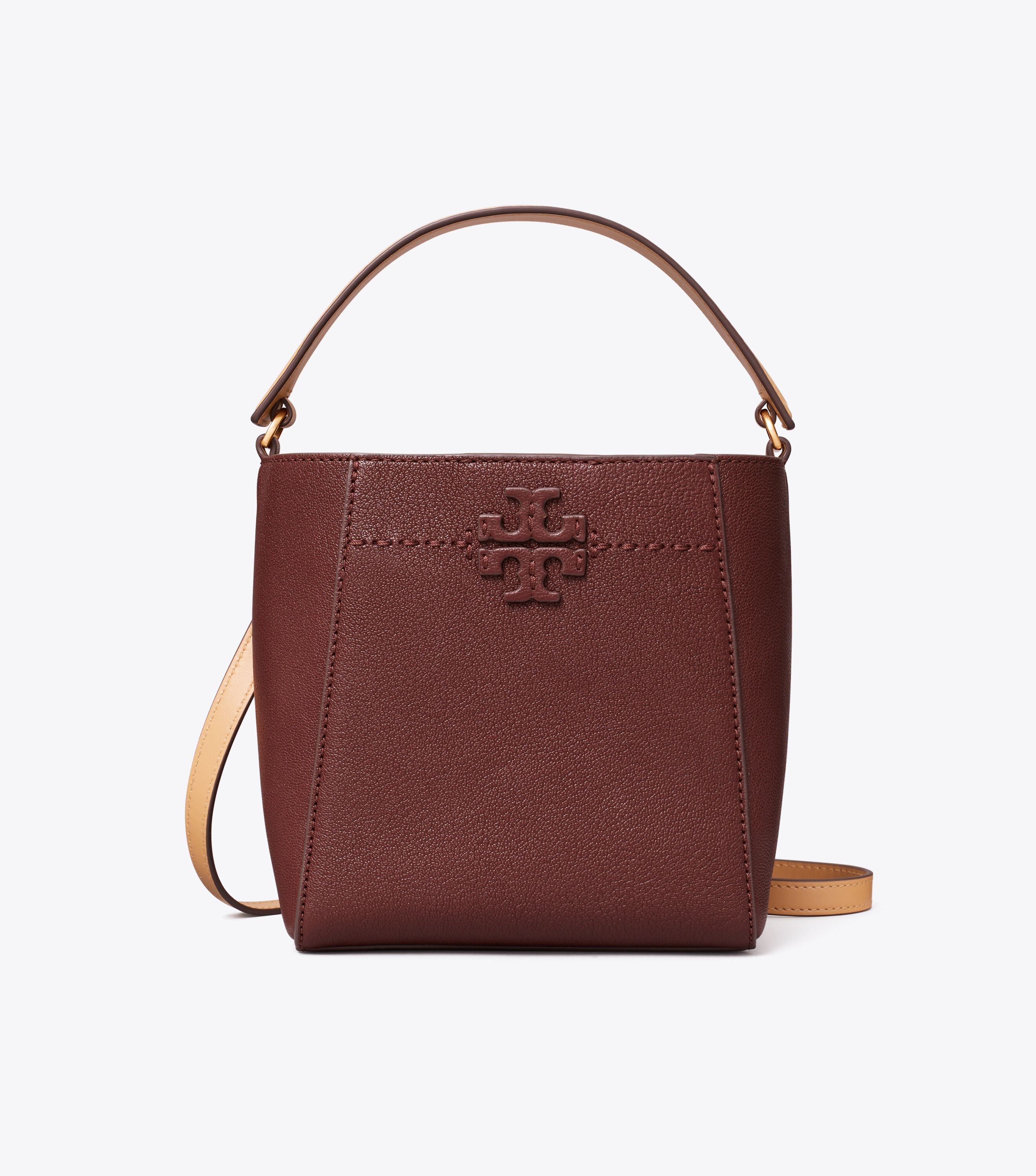 Tory Burch Small McGraw Textured Bucket Bag Tory Burch KSA