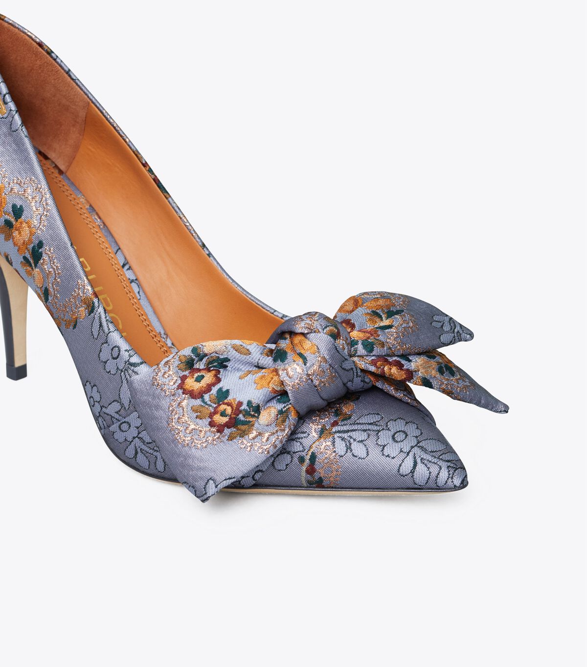 tory burch brocade bow pump
