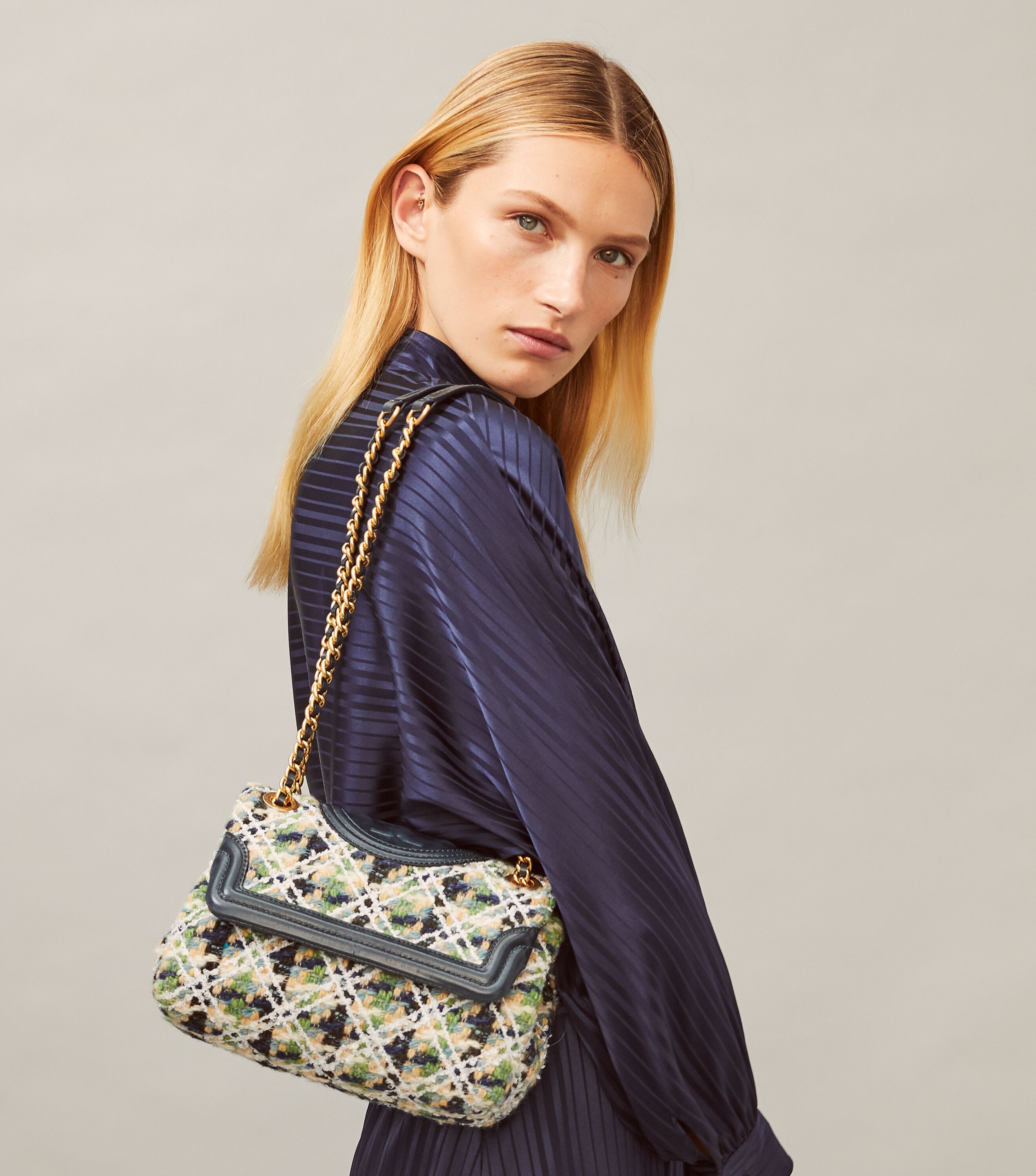 Fleming printed small best sale convertible shoulder bag