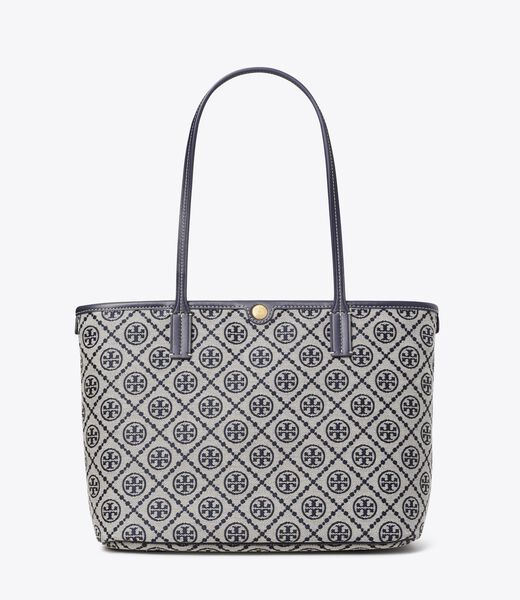 tory burch t monogram small zip tote