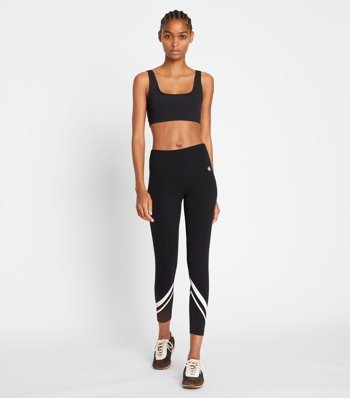 tory burch sculpt compression chevron 7 8 legging