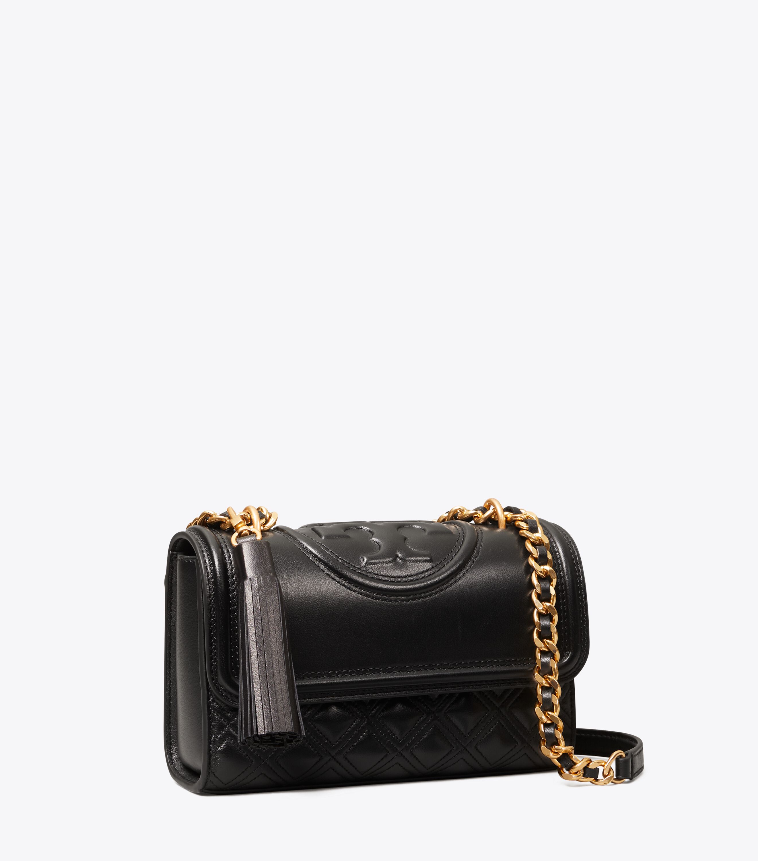 Tory burch small fleming matte quilted shoulder bag sale