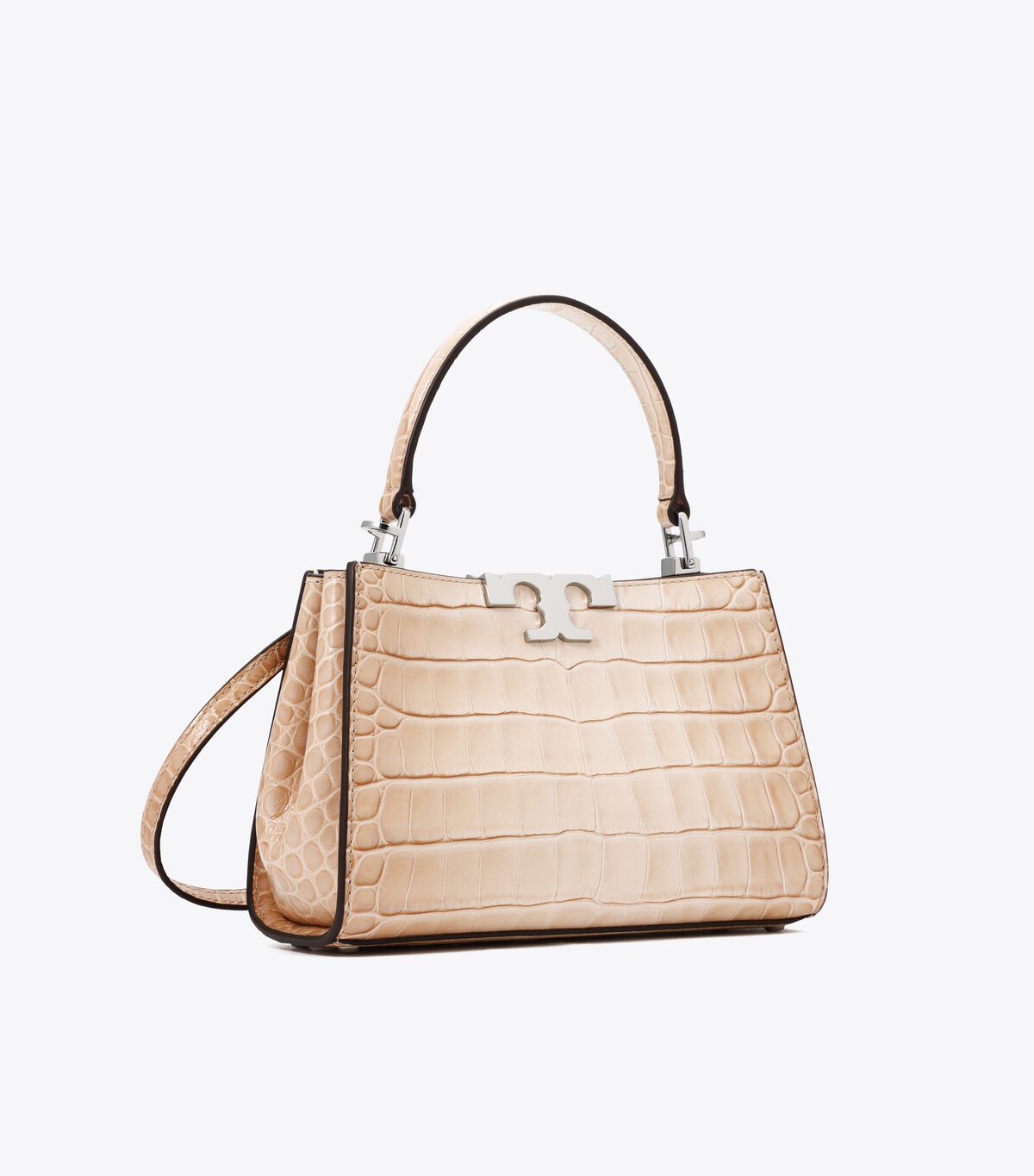 tory burch حقيبة ميني إليانور بنقشة جلد التمساح