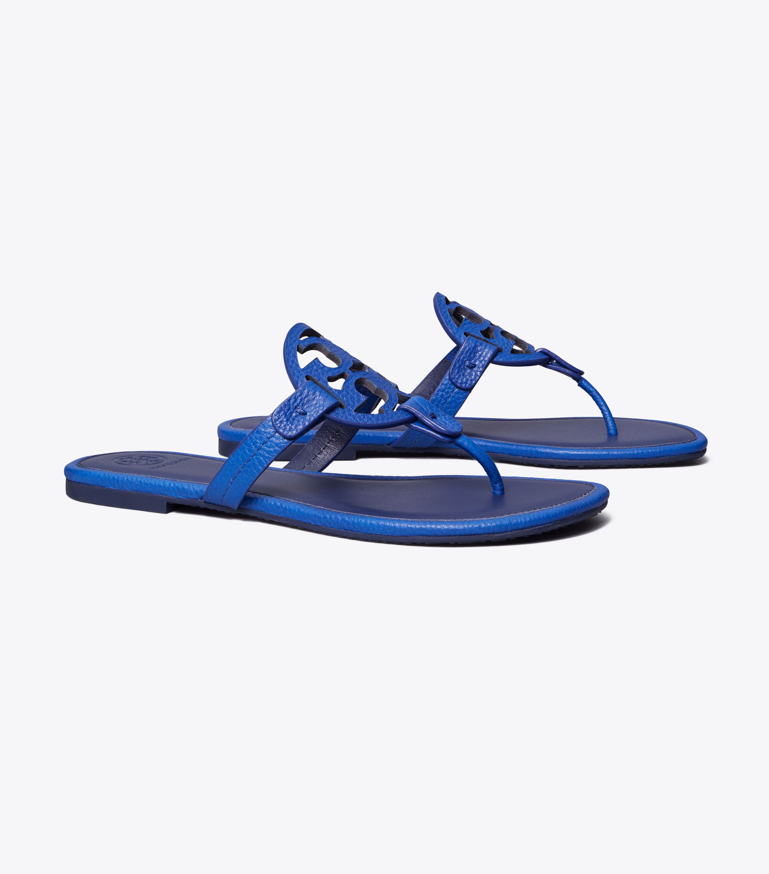 tory burch nautical blue miller sandals