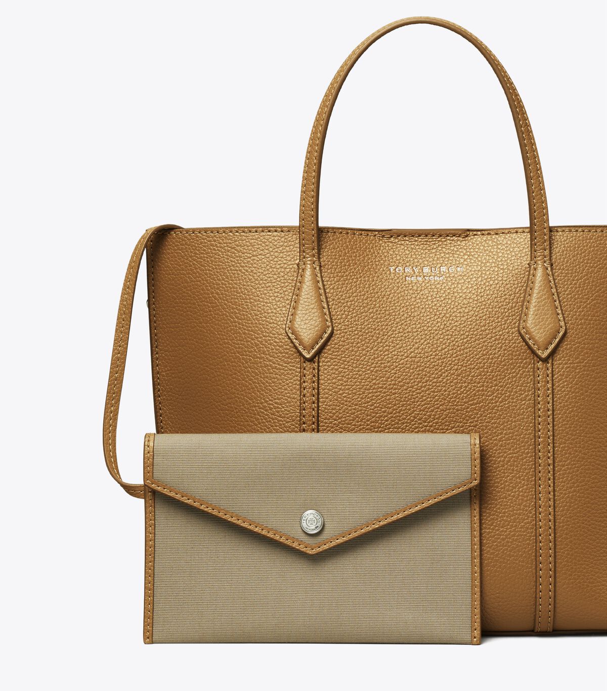 tory burch حقيبة بيري الصغيرة ذات السحاب