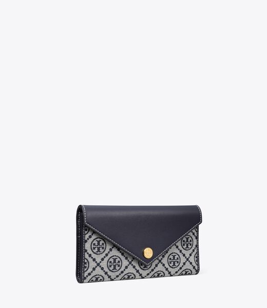 tory burch t monogram envelope wallet
