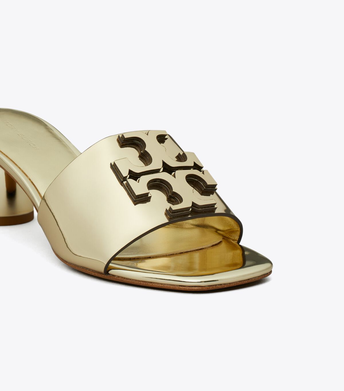 tory burch ines heeled mule sandal