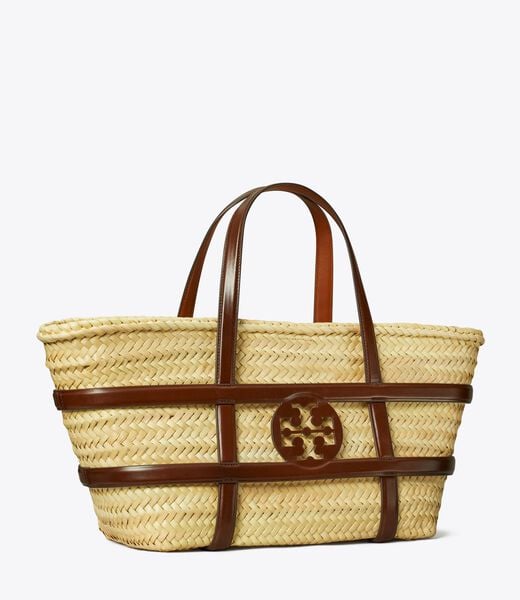 tory burch ella straw basket