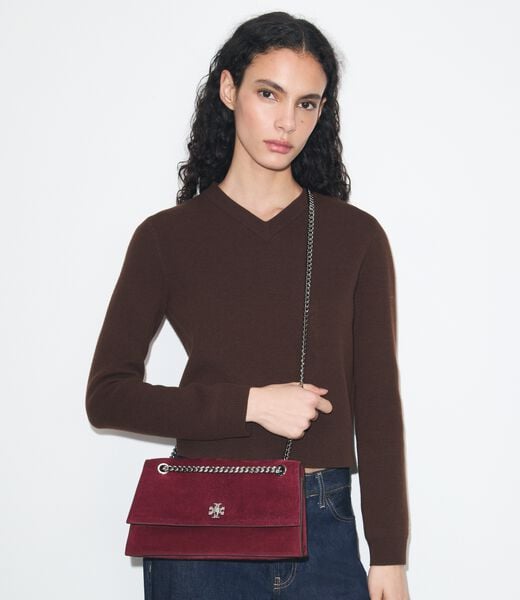 Kira Turnlock Suede Shoulder Bag tory burch kira turnlock suede shoulder bag