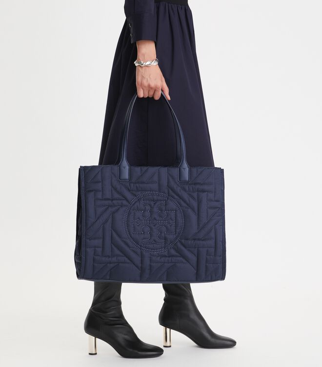 Tory burch ella basket weave tote Clearance