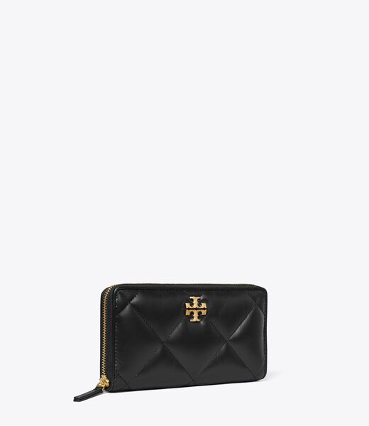 tory burch kira diamond quilt zip continental wallet