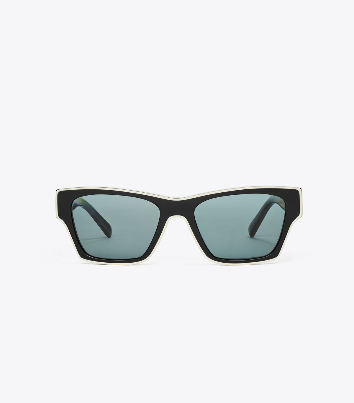 tory burch outlined rectangle sunglasses